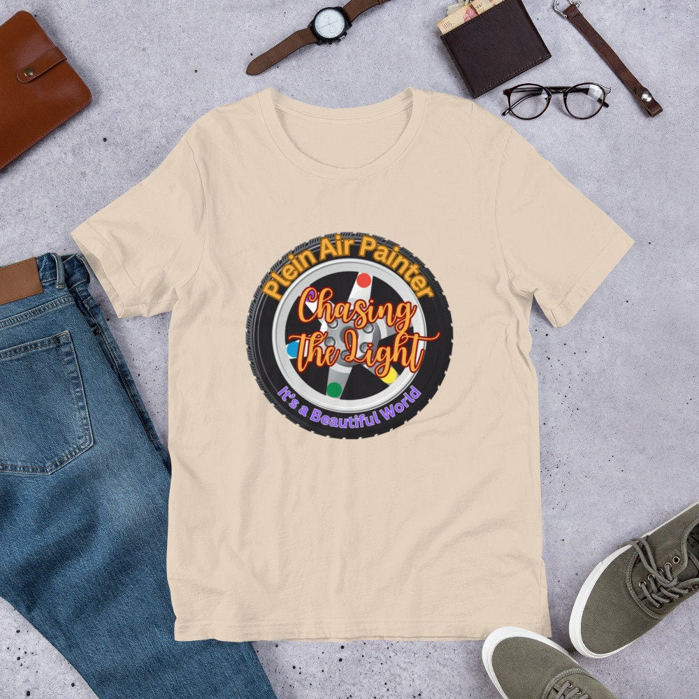 Plein Air Painter T-Shirt: Chasing the Light Graphic Tee