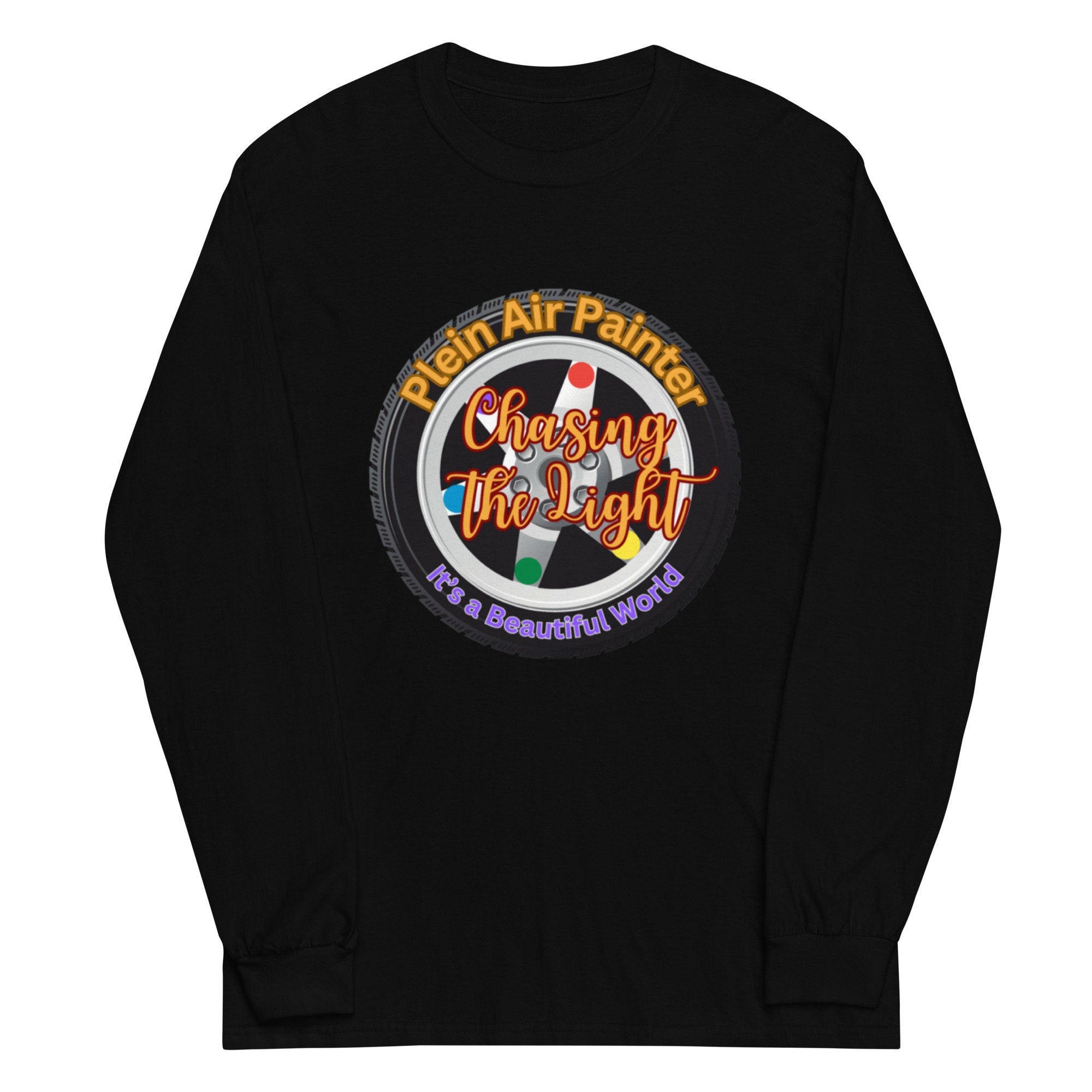 Plein Air Painter Long Sleeve Shirt: Chasing the Light