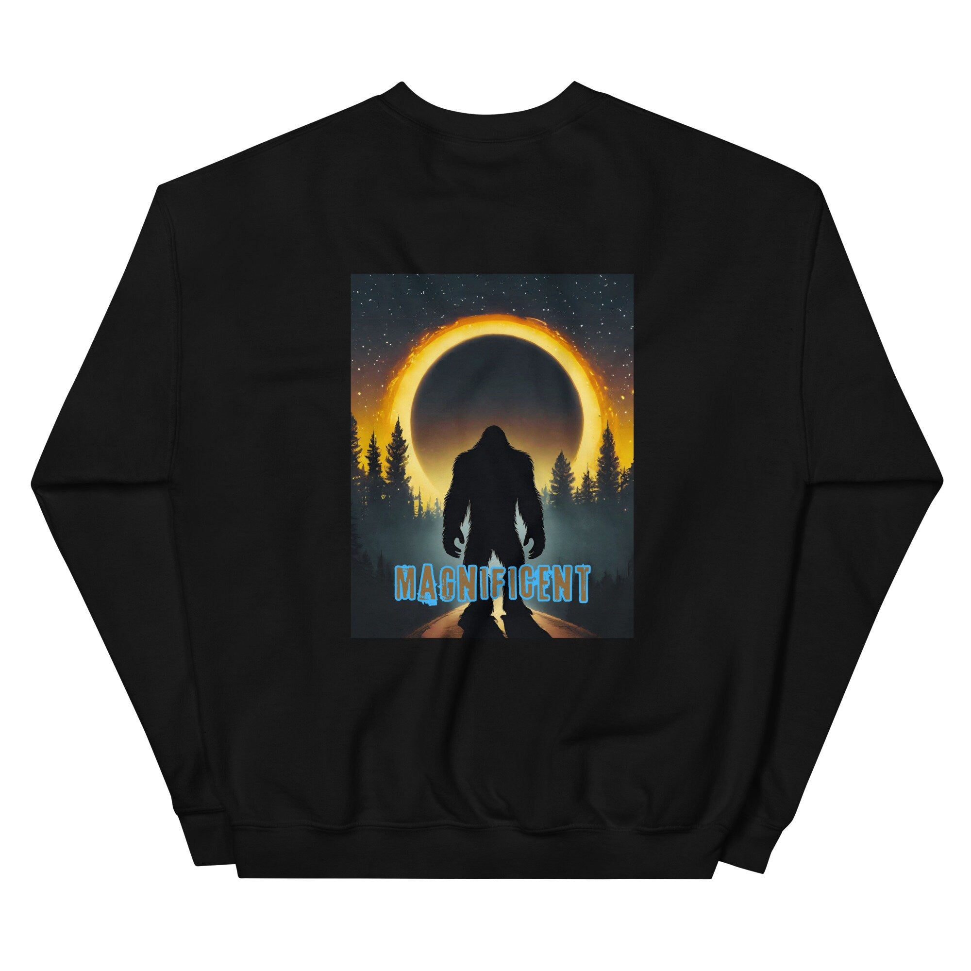 Bigfoot Eclipse Sweatshirt: Front & Back Print