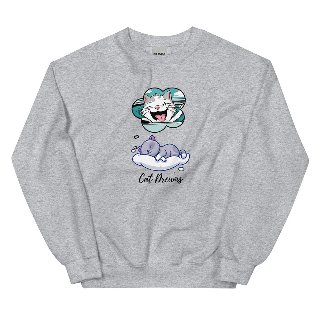 Funny Cat Cartoon Sweatshirt: Cat Lover Gift