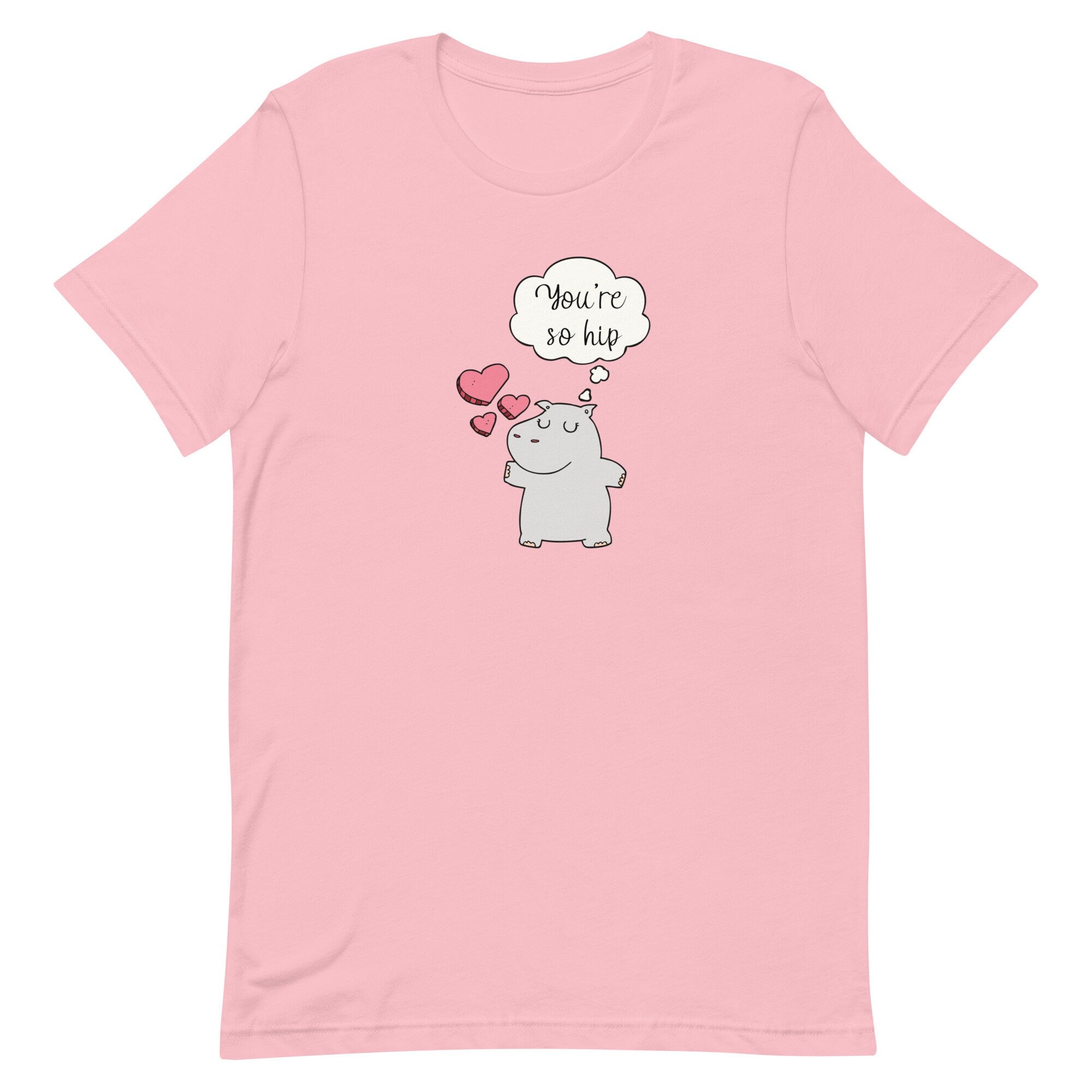 Hippo Shirt, Gift for Hippo lover, Hippo love shirt, Hip Tee Hippo t-shirt