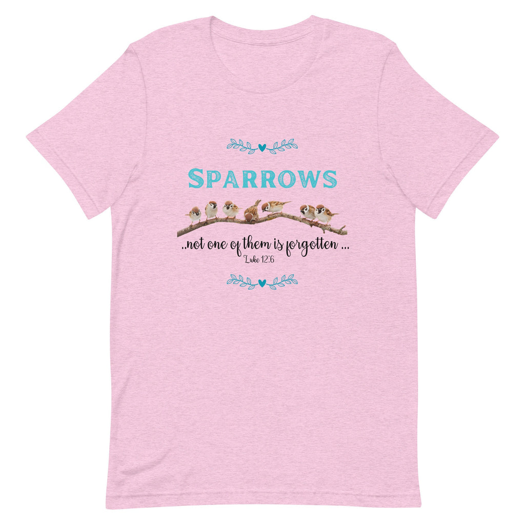 Sparrows Christian T-Shirt: Bible Verse Inspirational Shirt