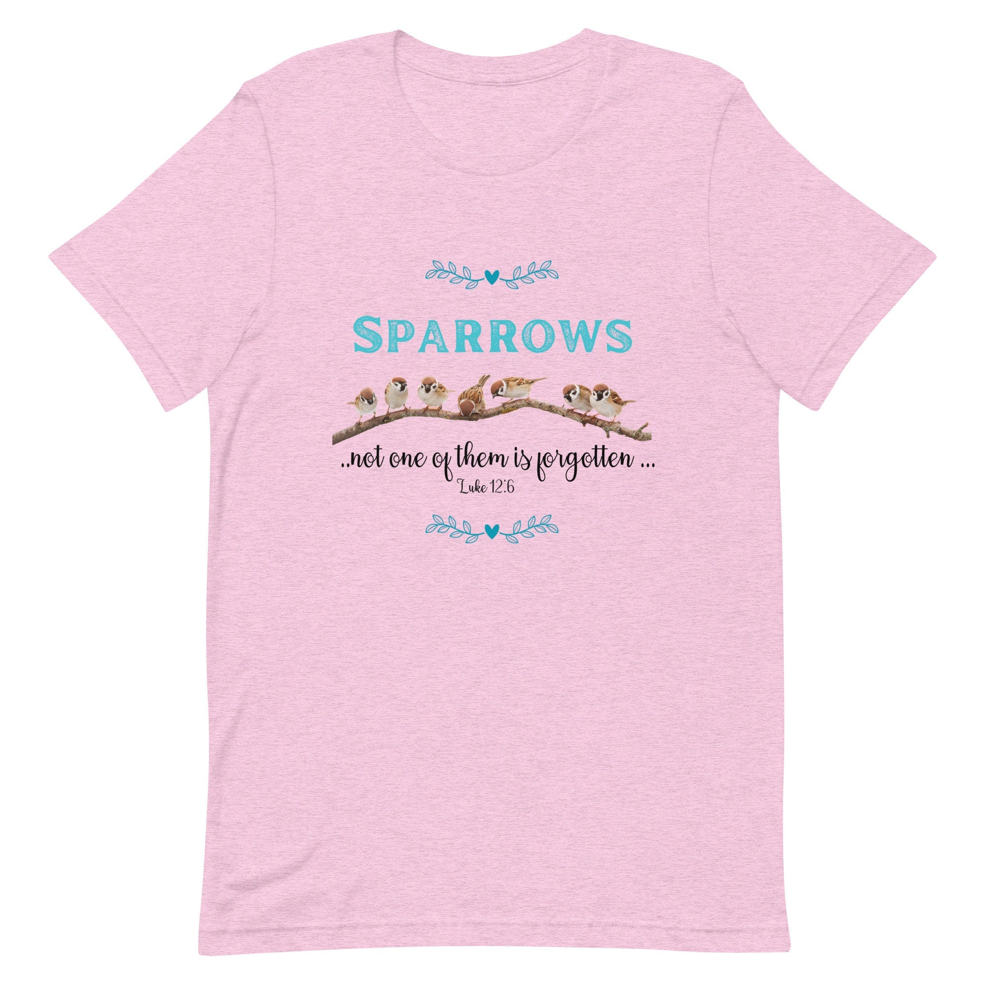 Sparrows Christian T-Shirt: Bible Verse Inspirational Shirt
