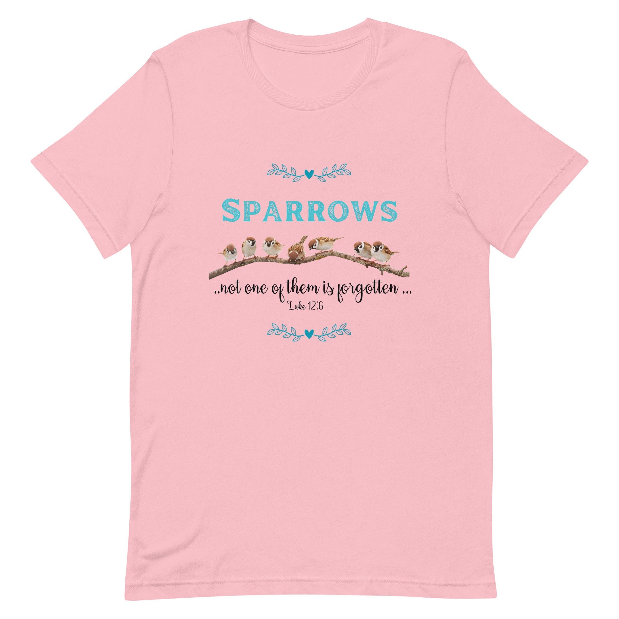 Sparrows Christian T-Shirt: Bible Verse Inspirational Shirt