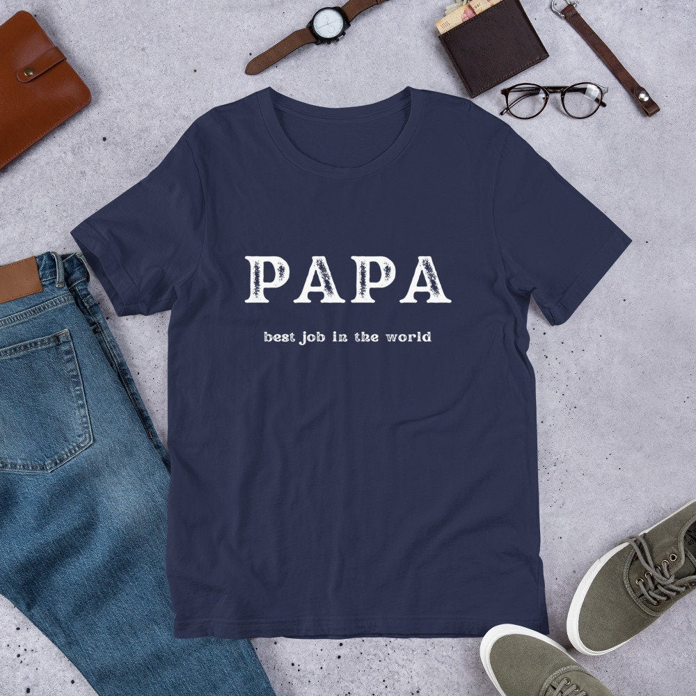 PAPA Shirt, PAPA t-shirt, gift for Dad, shirt for Grandpa, gift for Papa, Bella Canvas t-shirt for Papa, PAPA tee, gift for Father