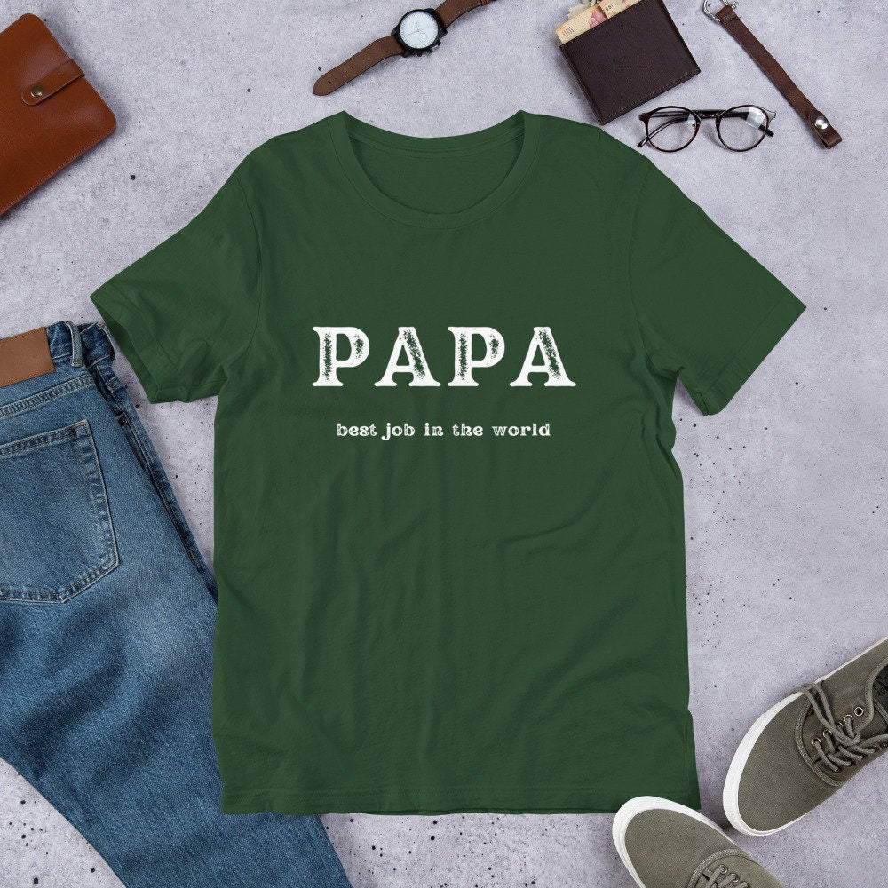 PAPA Shirt, PAPA t-shirt, gift for Dad, shirt for Grandpa, gift for Papa, Bella Canvas t-shirt for Papa, PAPA tee, gift for Father