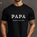 PAPA Shirt, PAPA t-shirt, gift for Dad, shirt for Grandpa, gift for Papa, Bella Canvas t-shirt for Papa, PAPA tee, gift for Father