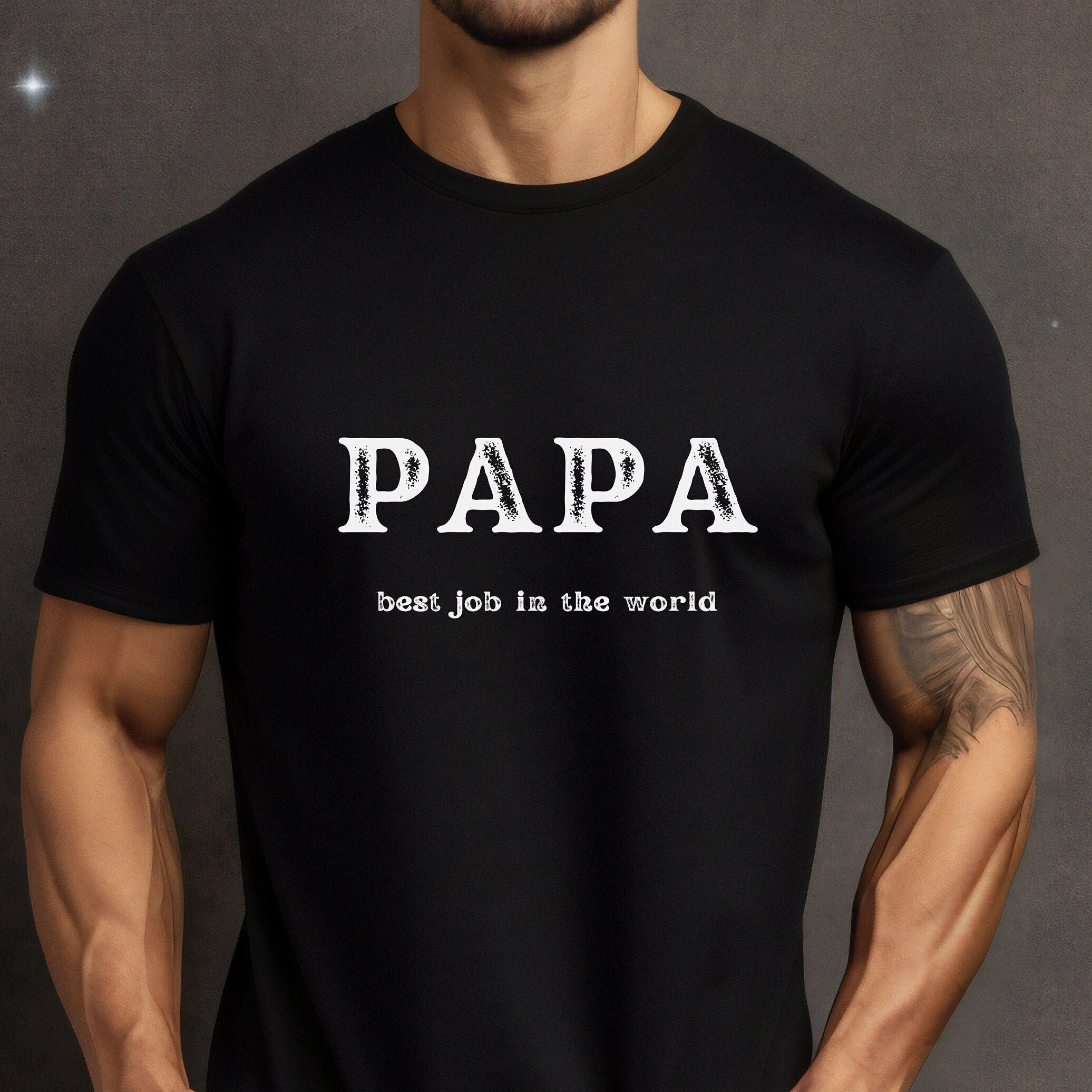 PAPA Shirt, PAPA t-shirt, gift for Dad, shirt for Grandpa, gift for Papa, Bella Canvas t-shirt for Papa, PAPA tee, gift for Father