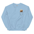 Personalize Cockapoo Sweatshirt, Dog Mom Gift puppy in faux pocket Custom cockapoo hoodie