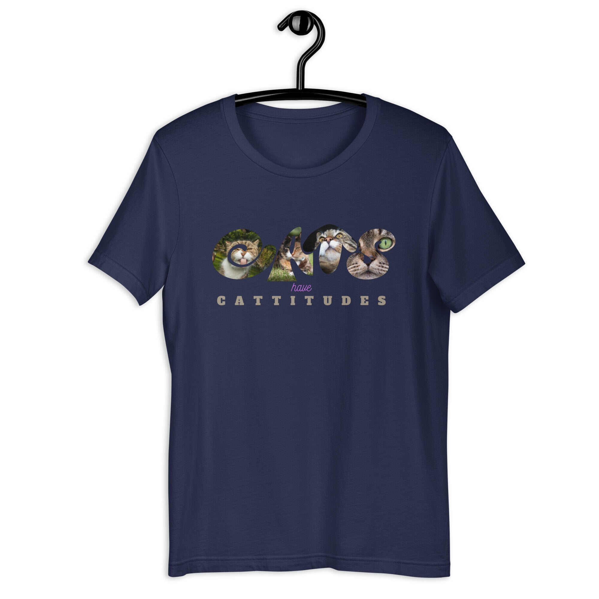 Cats With Cattitude T-Shirt: Funny Cat Lover Tee