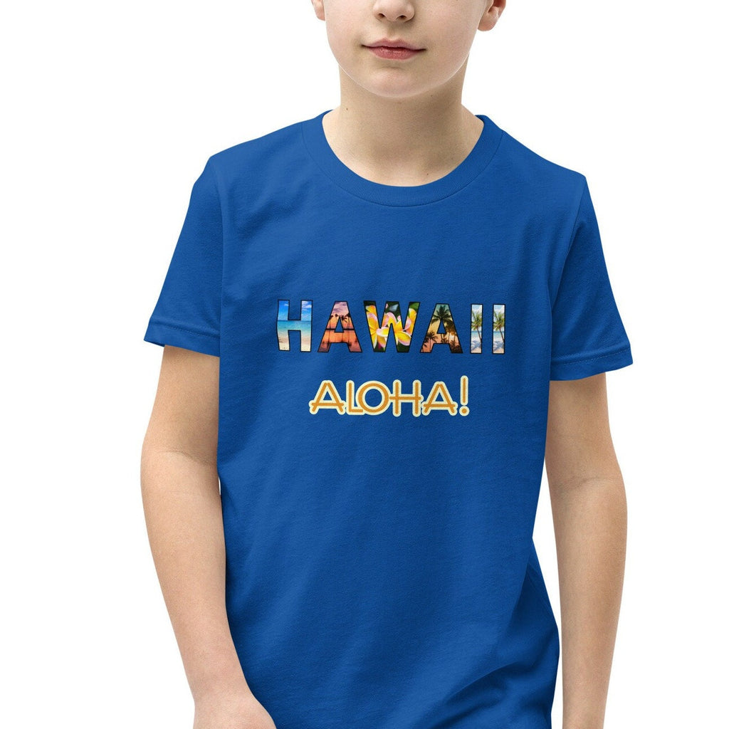 Hawaii Aloha Youth T-Shirt: Vacation Souvenir Shirt