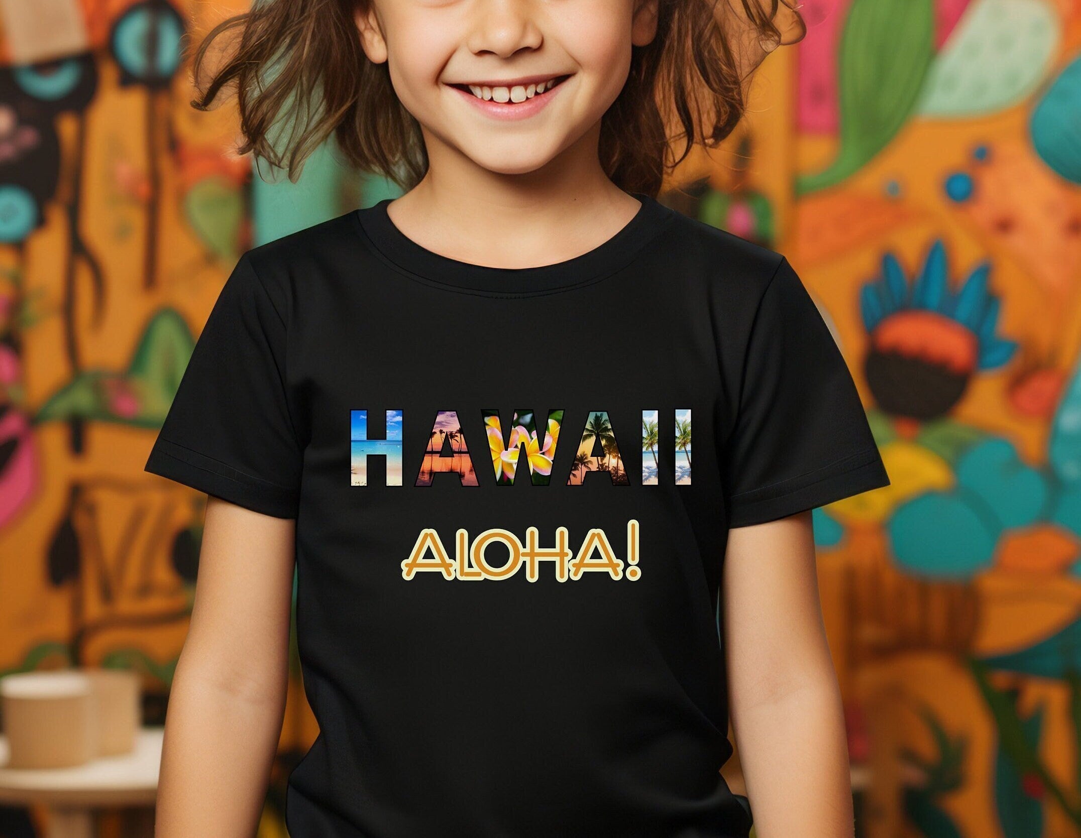 Hawaii Aloha Youth T-Shirt: Vacation Souvenir Shirt