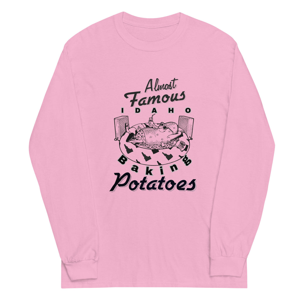 Funny Idaho Potato Long Sleeve Shirt: Vintage Cartoon Art  hand drawn Joe Clayton