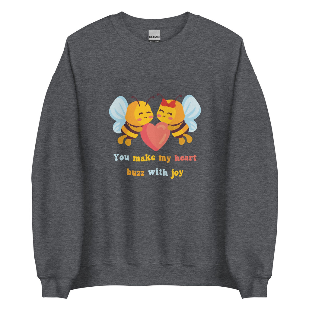 Cute Bees Sweatshirt, Bees love sweatshirt, Cute bees hoodie, gift for bees lover, Bees Valentines Sweatshirt, Bees teens Sweatshirt, womens