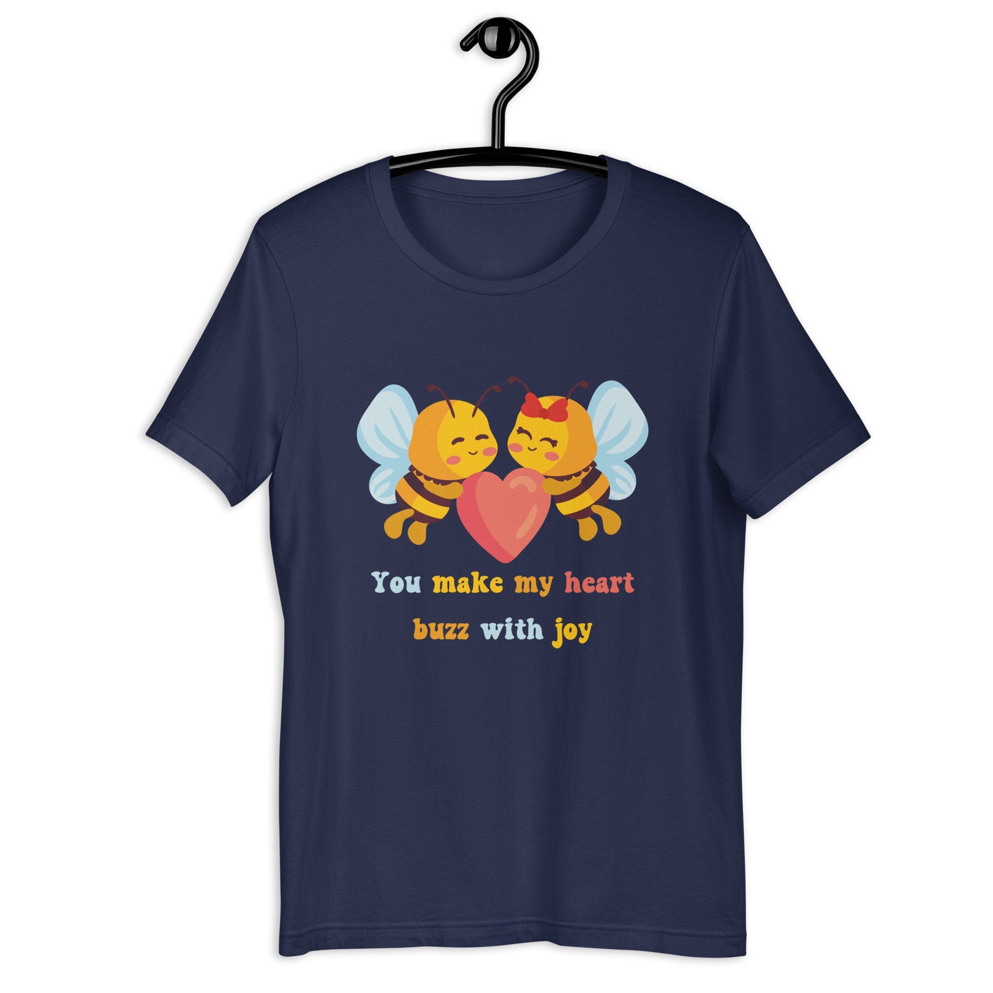 Cute Bees Shirt, Bees love tee, Cute bees t-shirt,  gift for bees lover, Bees Valentines shirt, Bees teens shirt, Cute Valentines tees, Bees