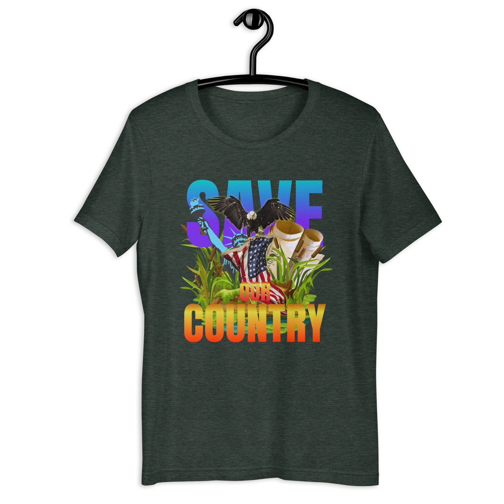 Save American T-Shirt: Patriot USA Flag Tee