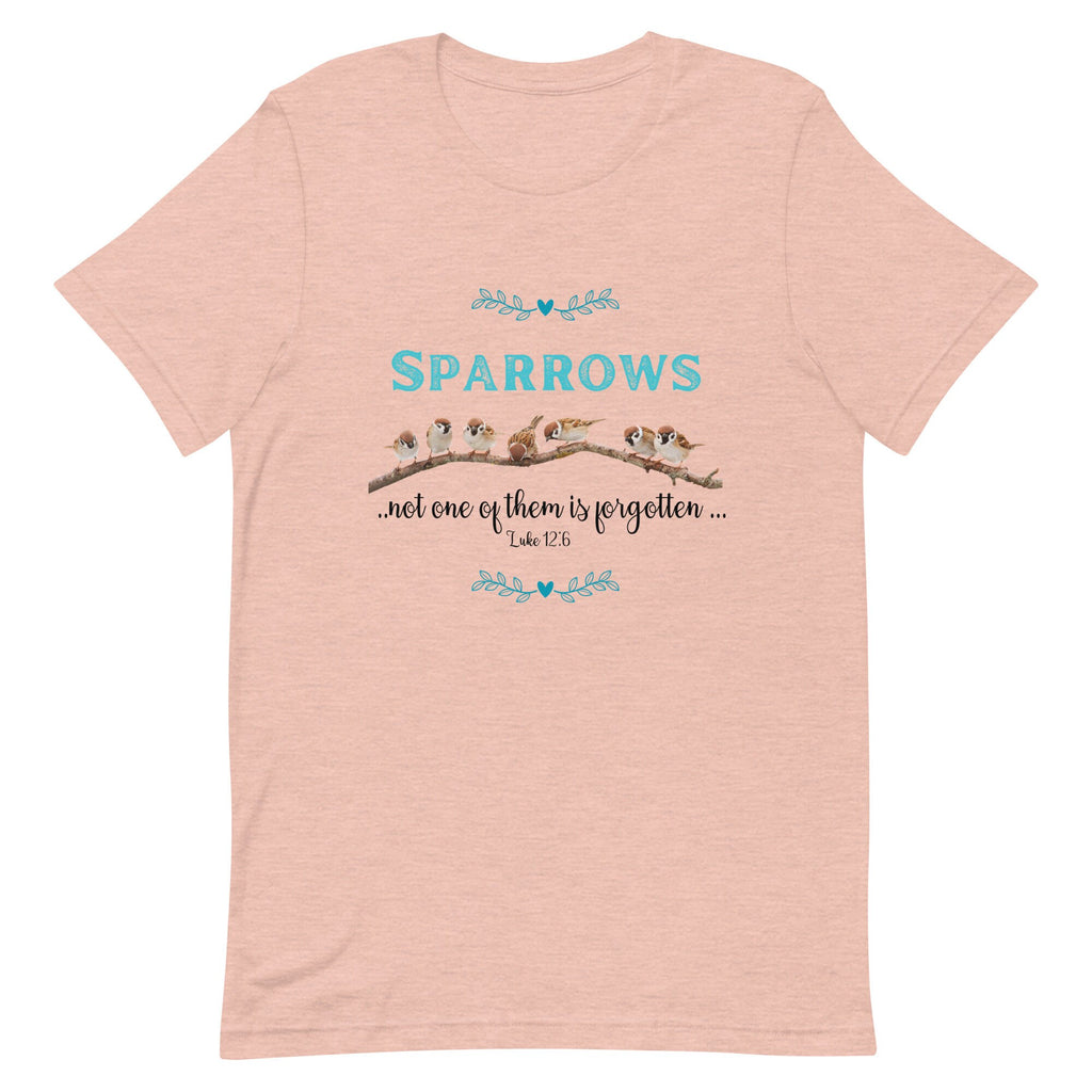 Sparrows Christian T-Shirt: Bible Verse Inspirational Shirt