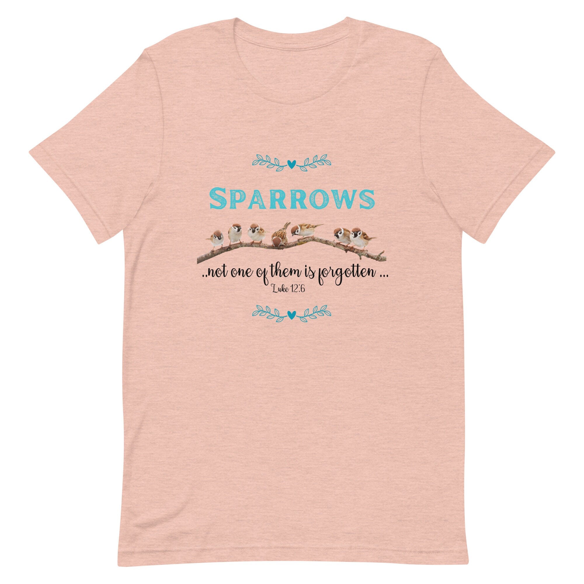 Sparrows Christian T-Shirt: Bible Verse Inspirational Shirt