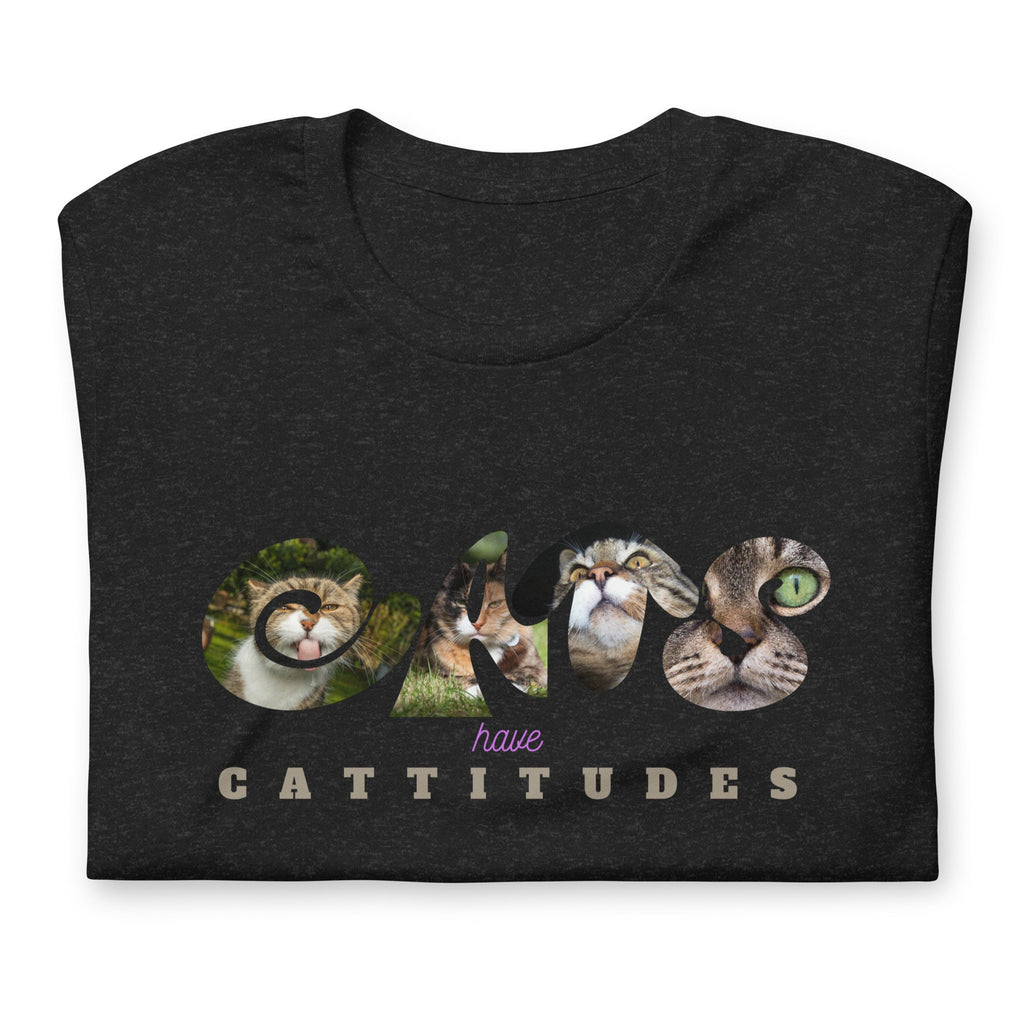 Cats With Cattitude T-Shirt: Funny Cat Lover Tee