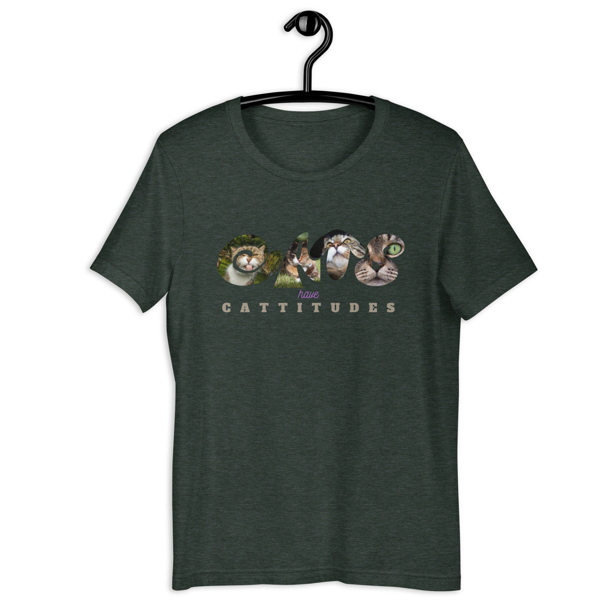 Cats With Cattitude T-Shirt: Funny Cat Lover Tee