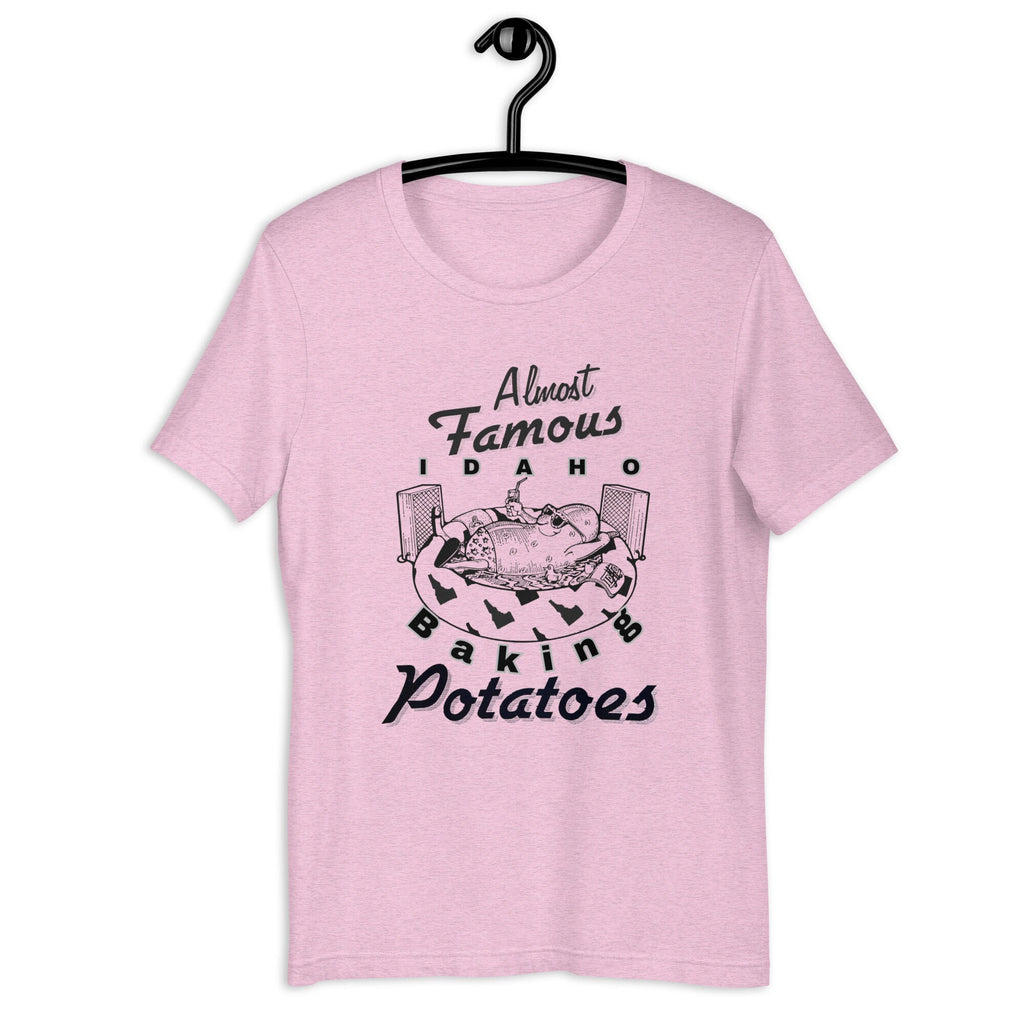 Funny Idaho Potato Shirt: Vintage Cartoon Art unisex soft tee