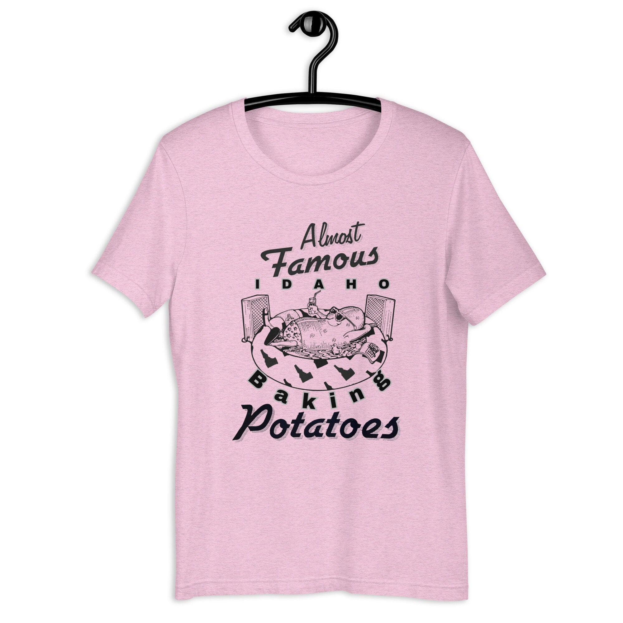 Funny Idaho Potato Shirt: Vintage Cartoon Art unisex soft tee