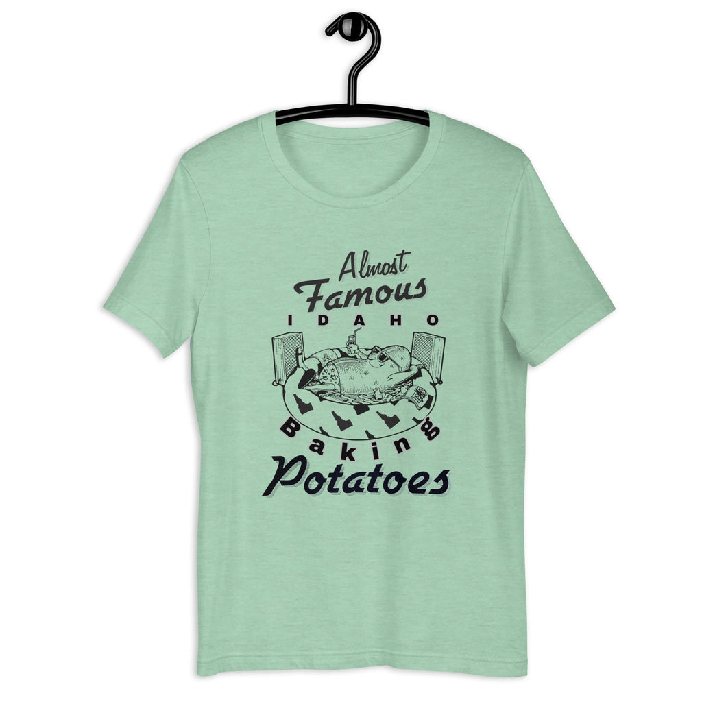 Funny Idaho Potato Shirt: Vintage Cartoon Art unisex soft tee