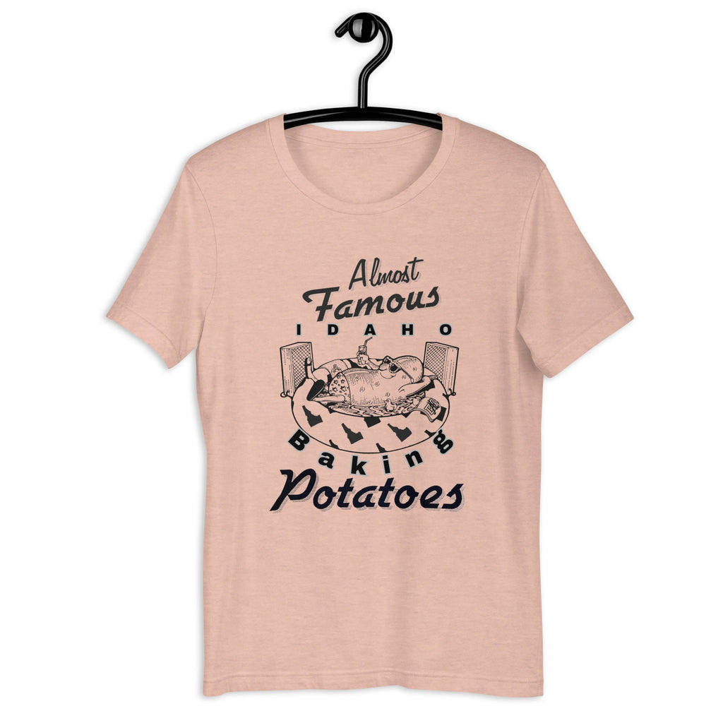 Funny Idaho Potato Shirt: Vintage Cartoon Art unisex soft tee
