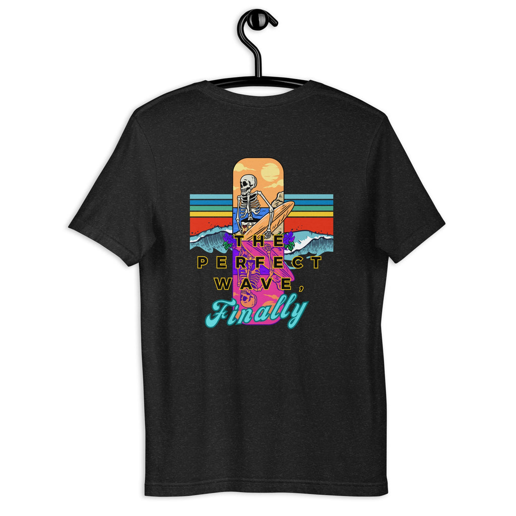 Funny Skeleton Surfer shirt, Back Print Tee surfer summer tshirts Gift for Surfer