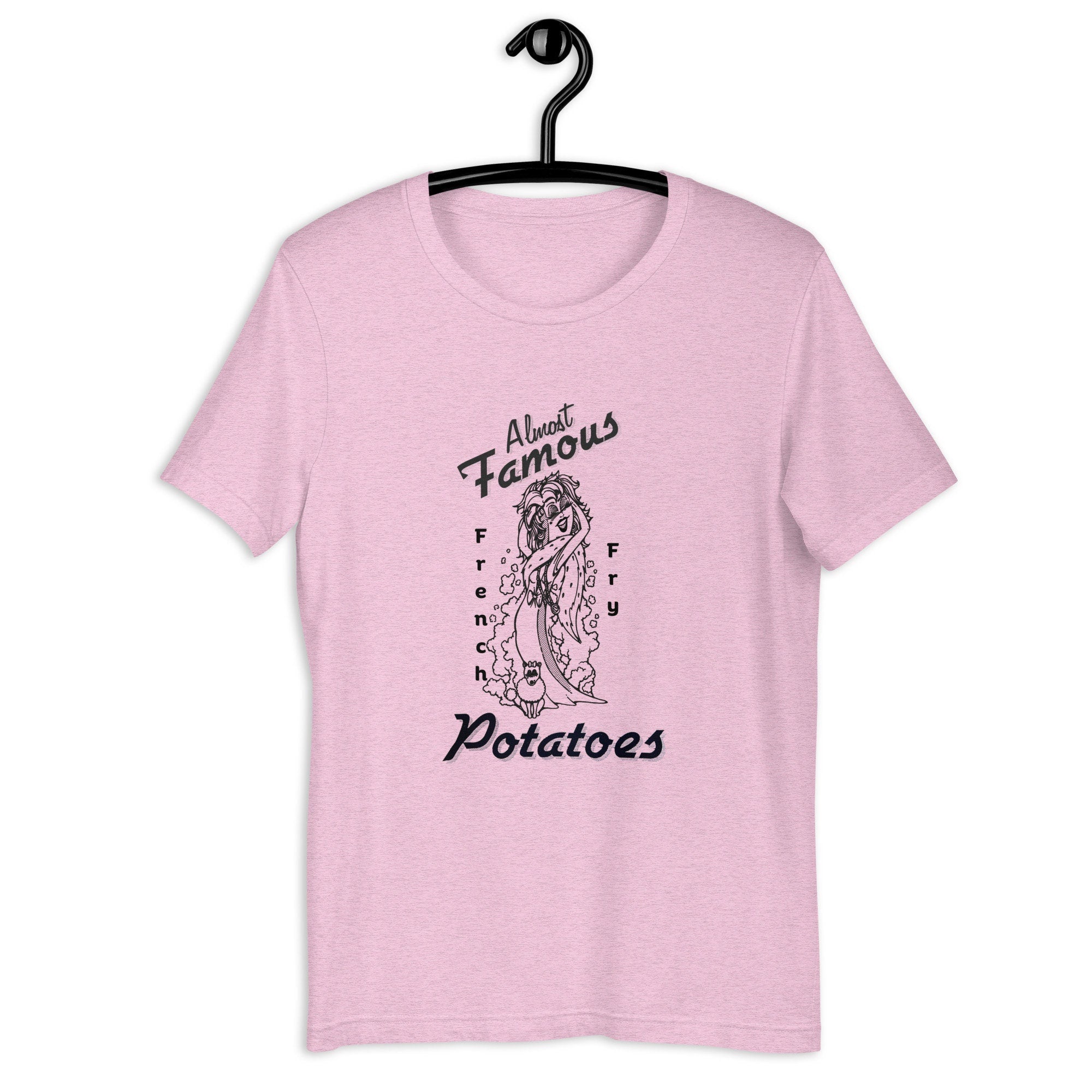 Funny Idaho Potato T-Shirt: Vintage French Fry Cartoon