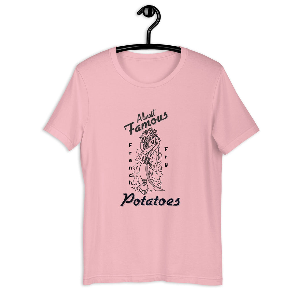 Funny Idaho Potato T-Shirt: Vintage French Fry Cartoon