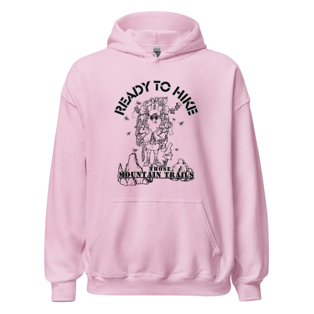 Funny Idaho Potato Hiking Hoodie: Vintage Cartoon Style