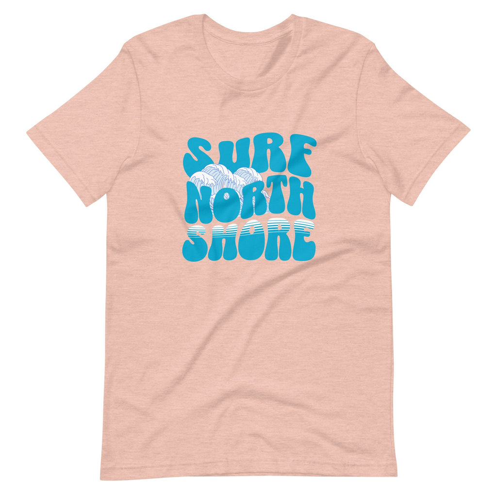 Hawaii North Shore Surf T-Shirt: Retro Surfing Unisex Tee