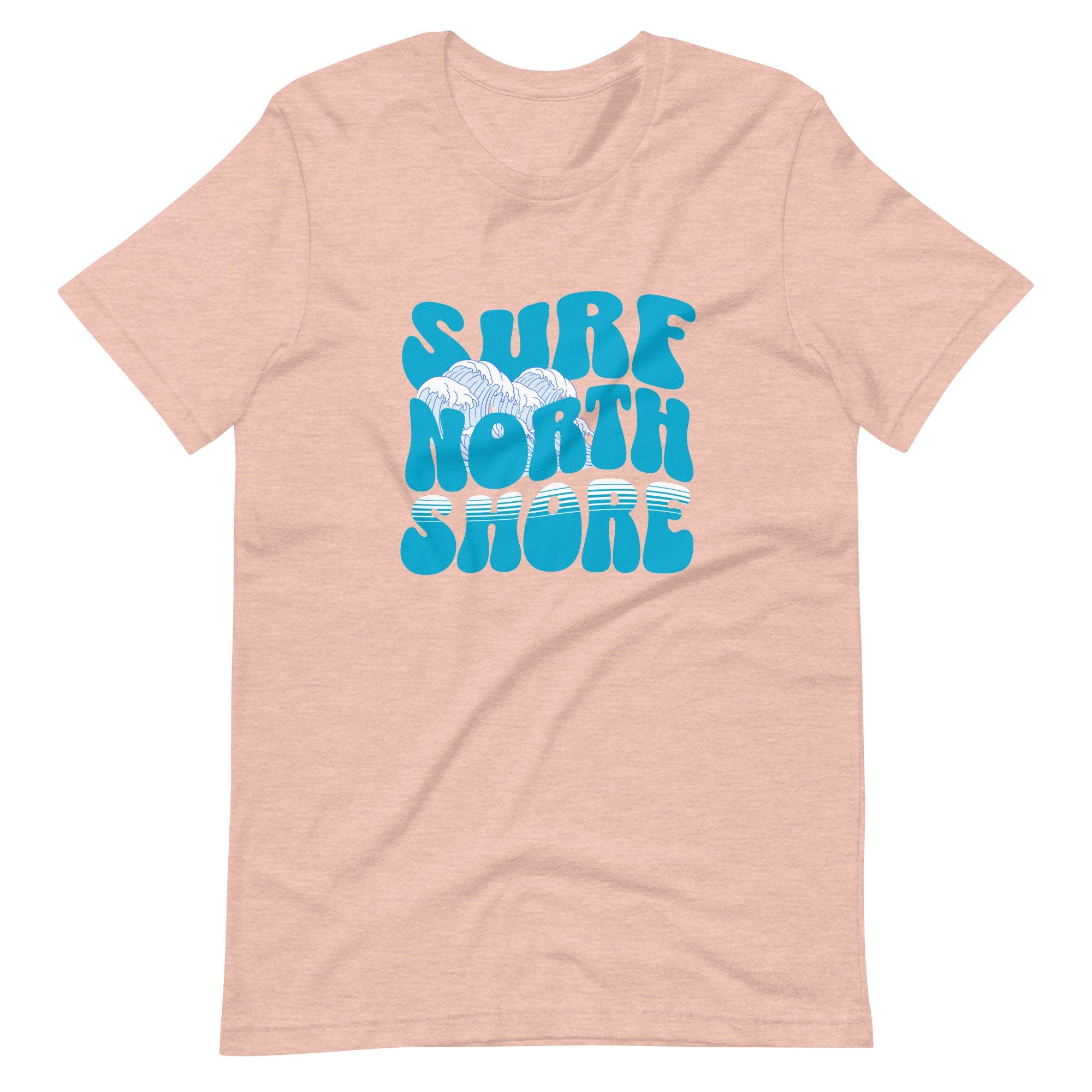 Hawaii North Shore Surf T-Shirt: Retro Surfing Unisex Tee