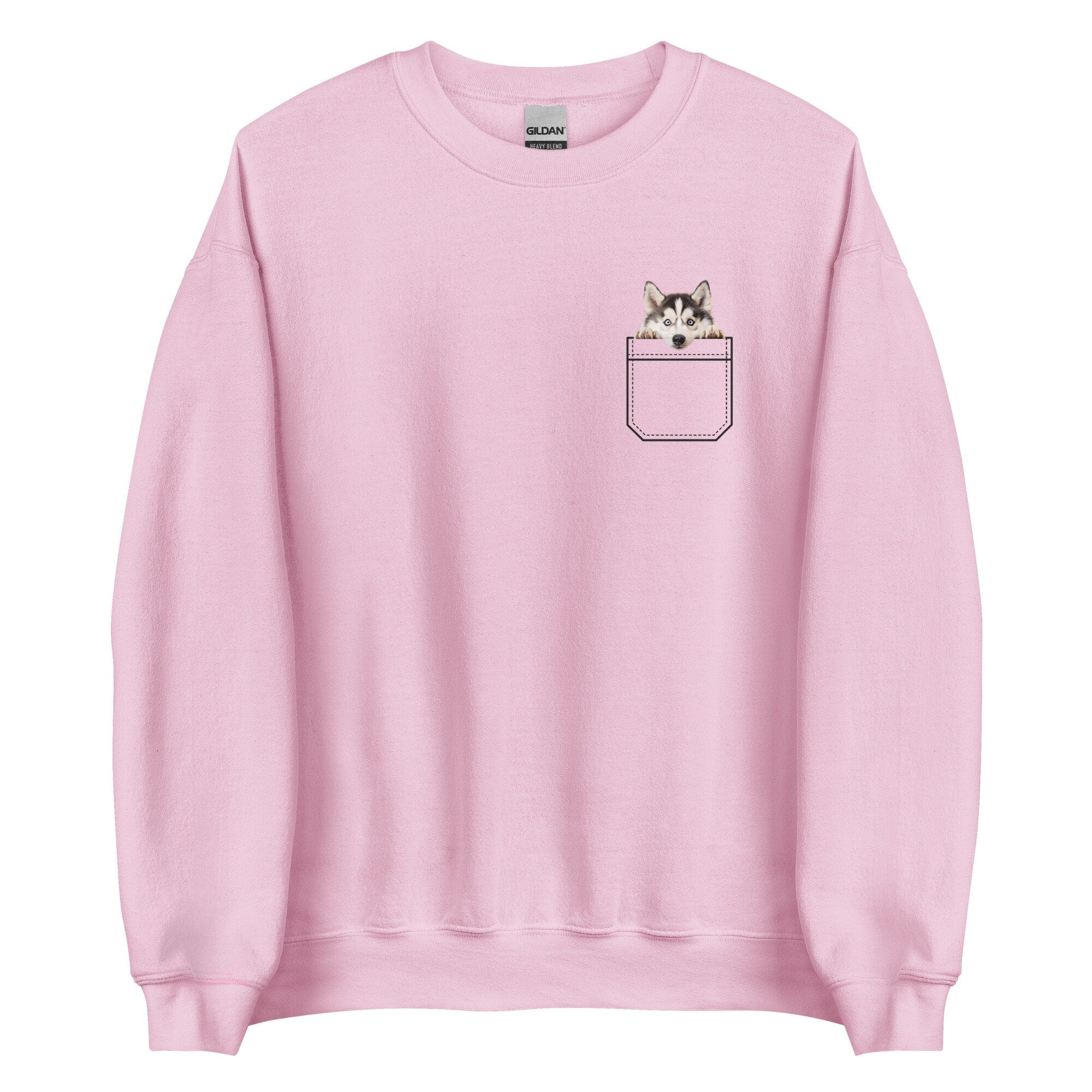 Akita Puppy Sweatshirt, Akita pocket shirt  Dog Mom Gift