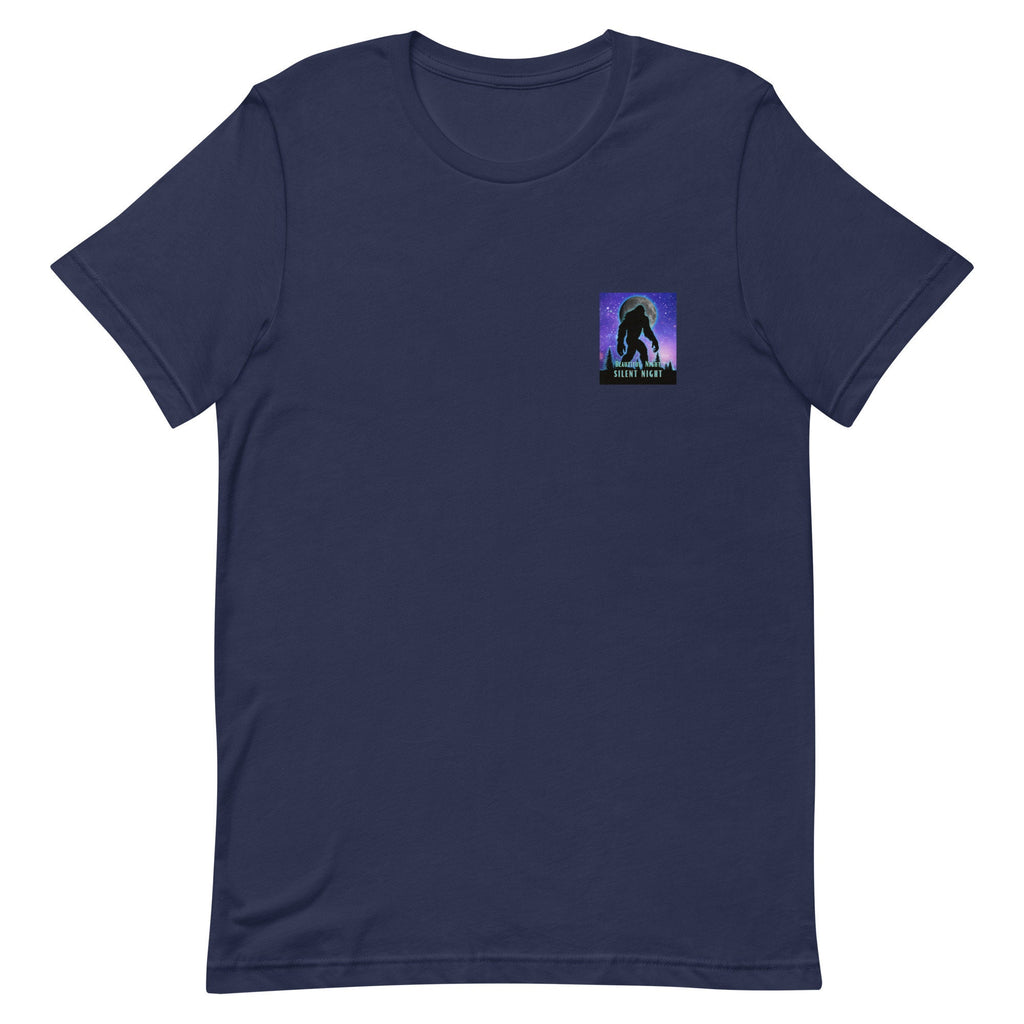 Starry Night Bigfoot Shirt: Front & Back Print Tee