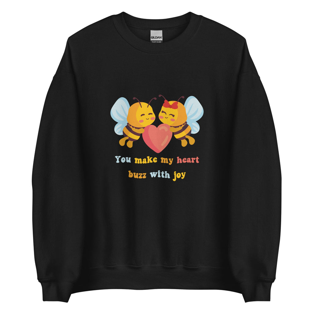 Cute Bees Sweatshirt, Bees love sweatshirt, Cute bees hoodie, gift for bees lover, Bees Valentines Sweatshirt, Bees teens Sweatshirt, womens