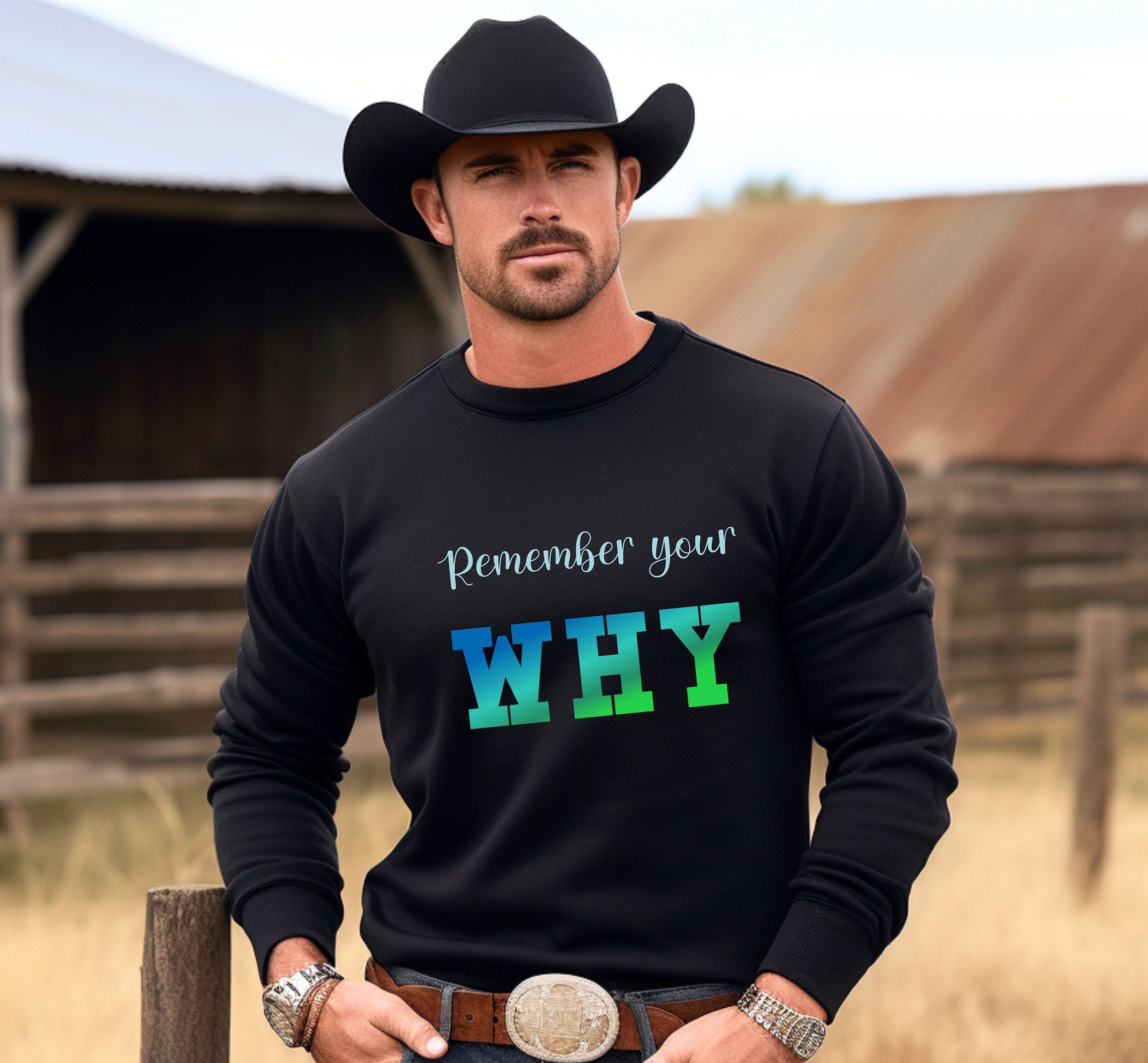 Motivational Sweatshirt: Recovery gift Remember Your Why sweatshirt  Counselor Gift Inspirational hoodie