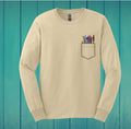 Nerd shirt Pens & Pencils Faux Pocket Shirt - Gift for Writer, Artist