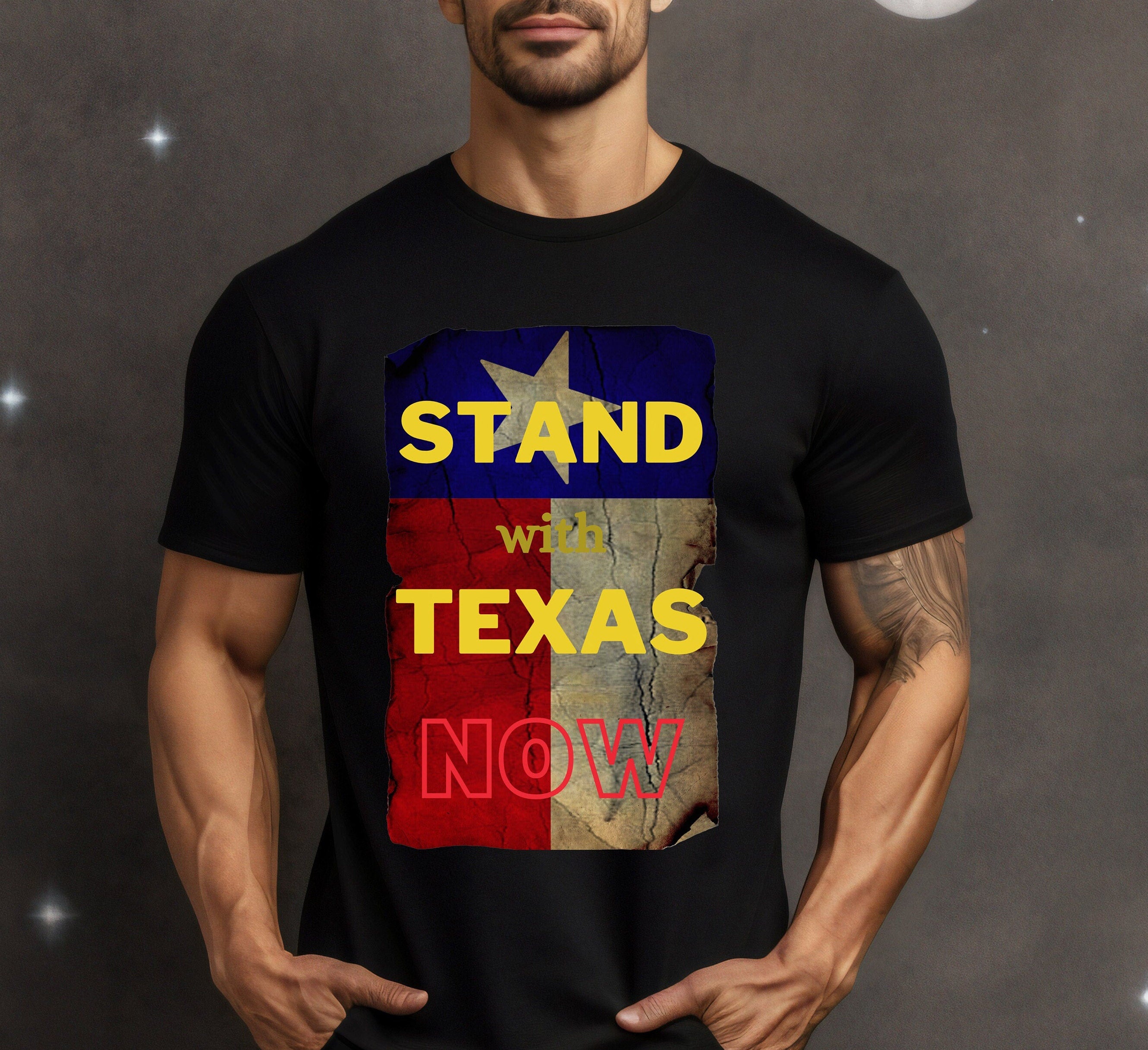 Stand with Texas Shirt: Border Crisis Support Tee