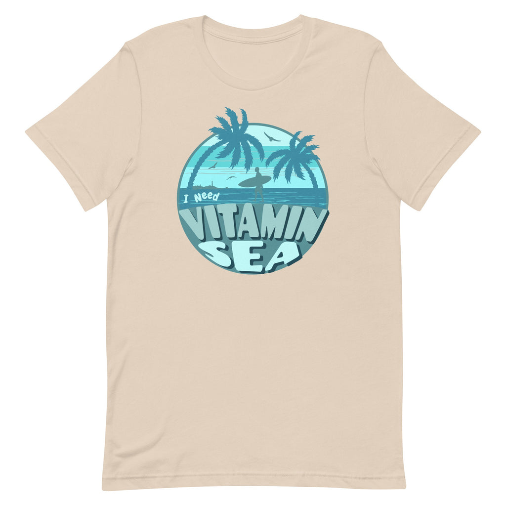 Vitamin Sea Shirt: Beach Lover Tee, Summer T-Shirt