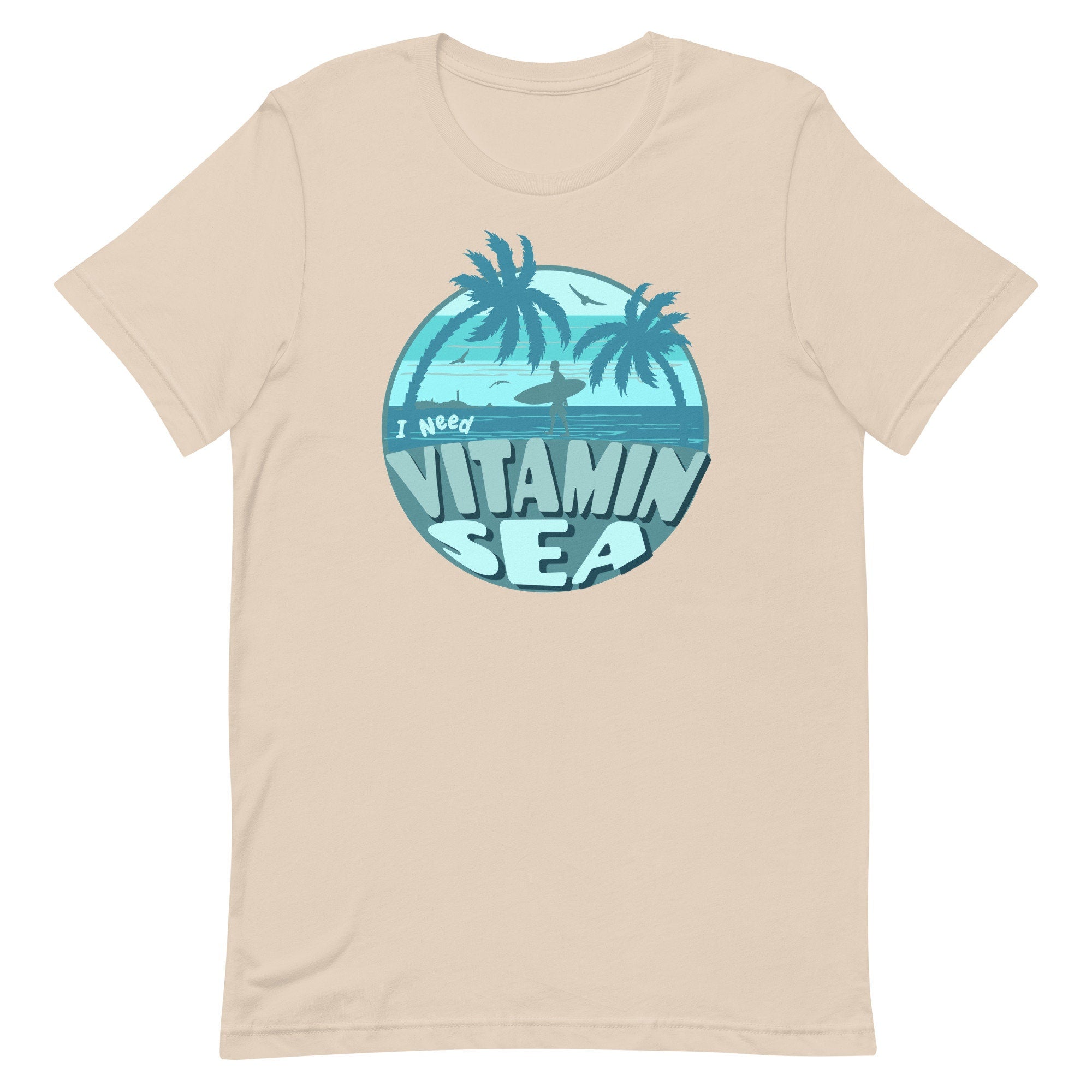 Vitamin Sea Shirt: Beach Lover Tee, Summer T-Shirt