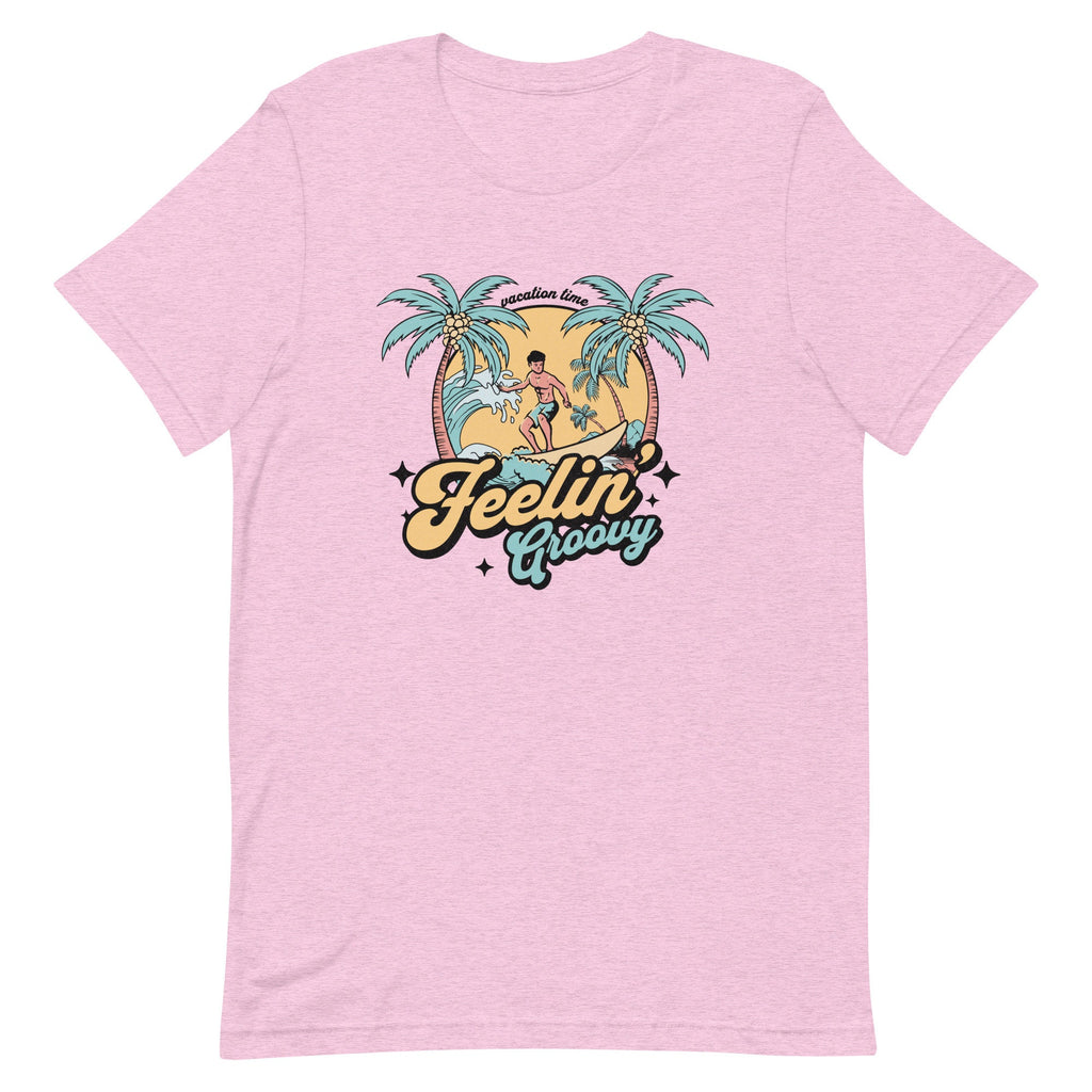 Retro Hawaii Summer T-Shirt: Feelin' Groovy Beach Tee