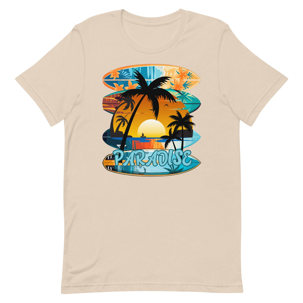 Surfing T-Shirt: Hawaii Beach Paradise Tee