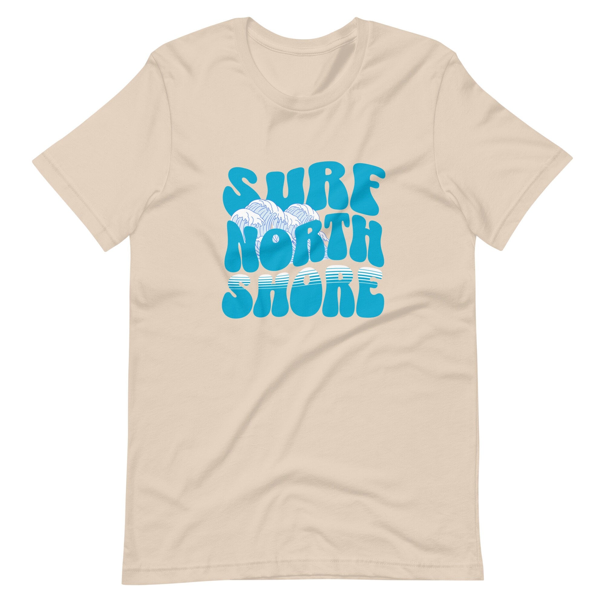 Hawaii North Shore Surf T-Shirt: Retro Surfing Unisex Tee