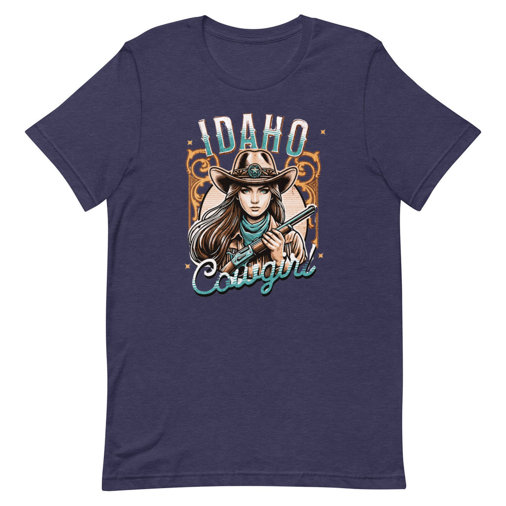 Idaho Cowgirl T-Shirt, Western Woman Graphic Tee