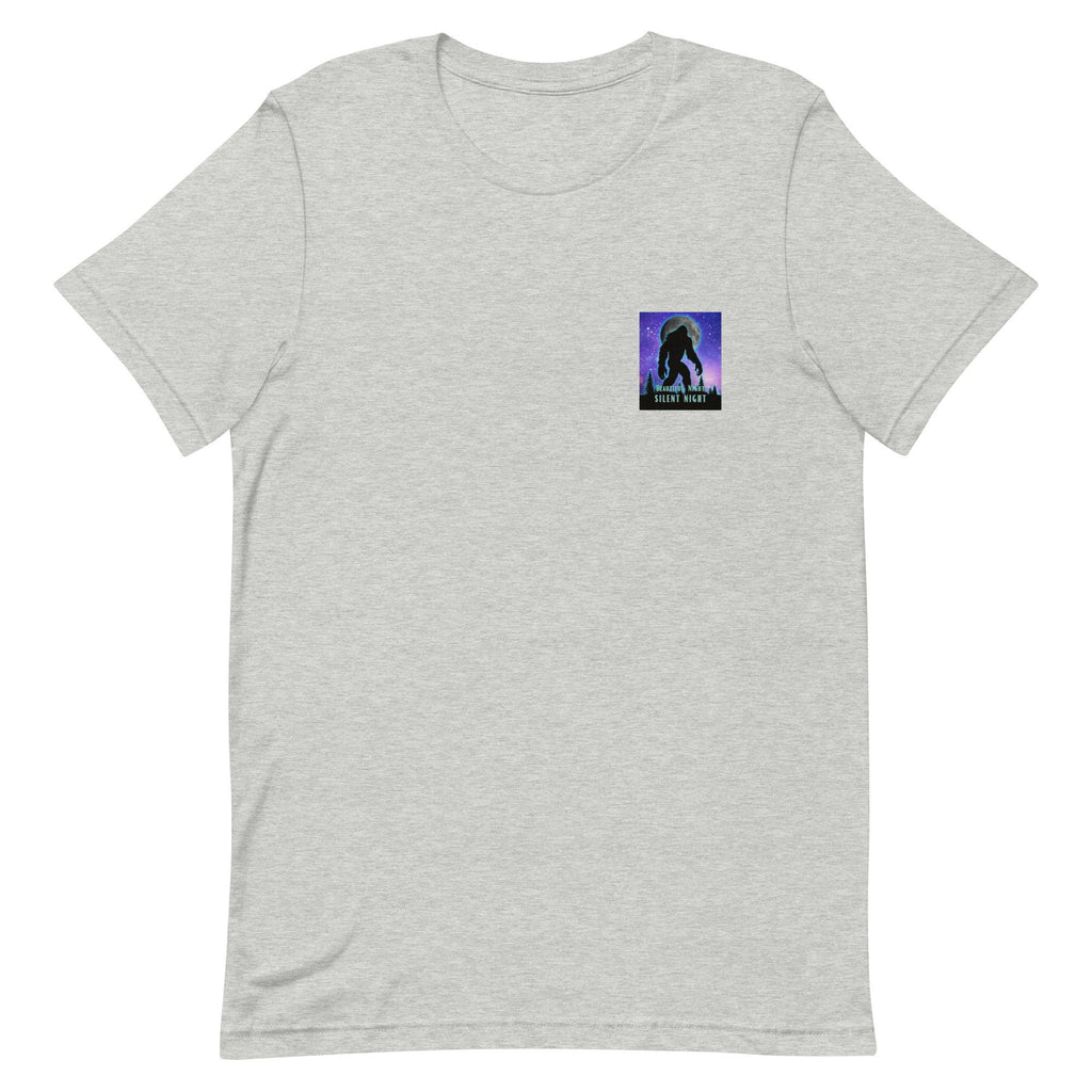 Starry Night Bigfoot Shirt: Front & Back Print Tee