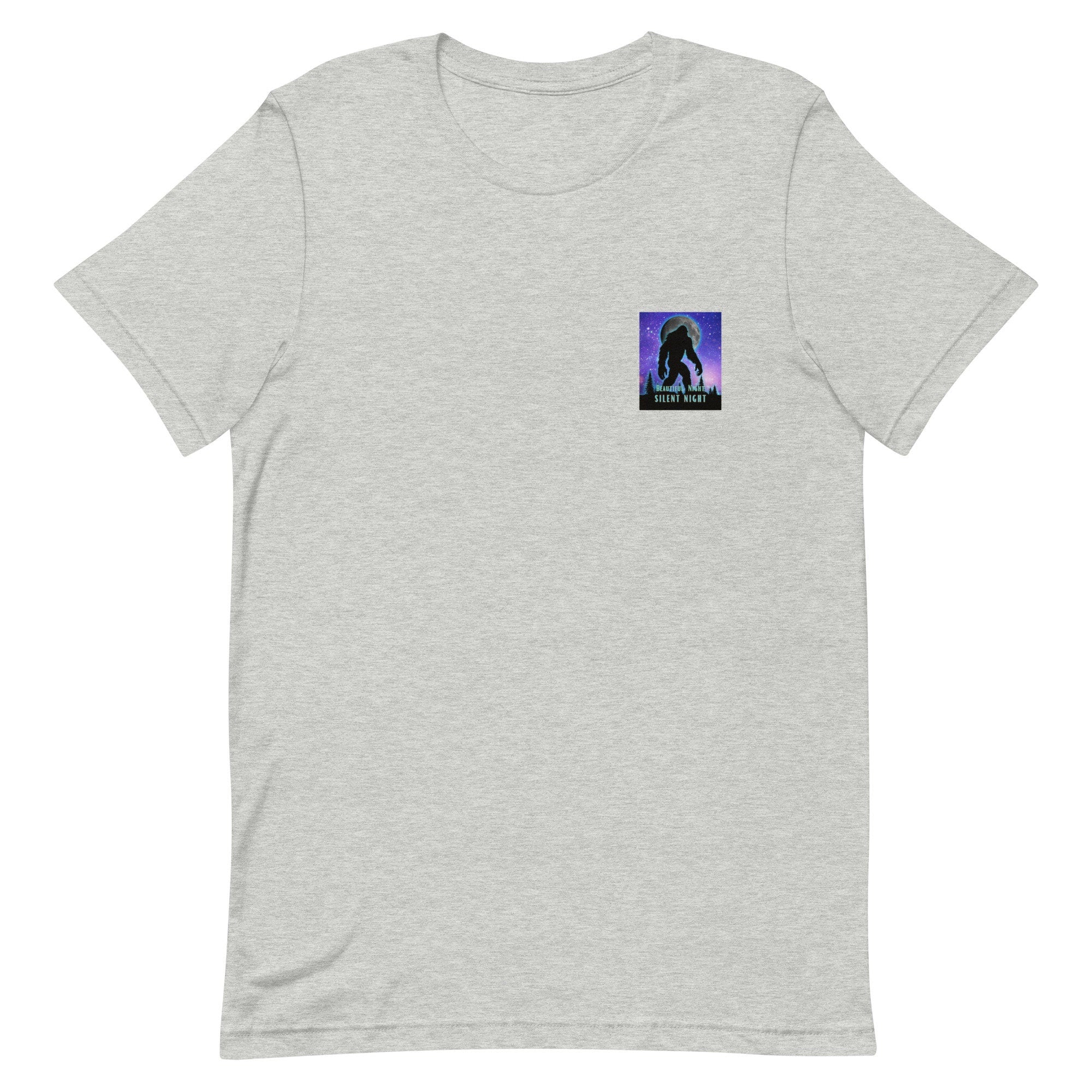 Starry Night Bigfoot Shirt: Front & Back Print Tee