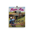 Plein Air Poster, Artist Painter Poster, Gift for Painter, Gift for Plein Air artist, gift for plein air painter, art studio wall art