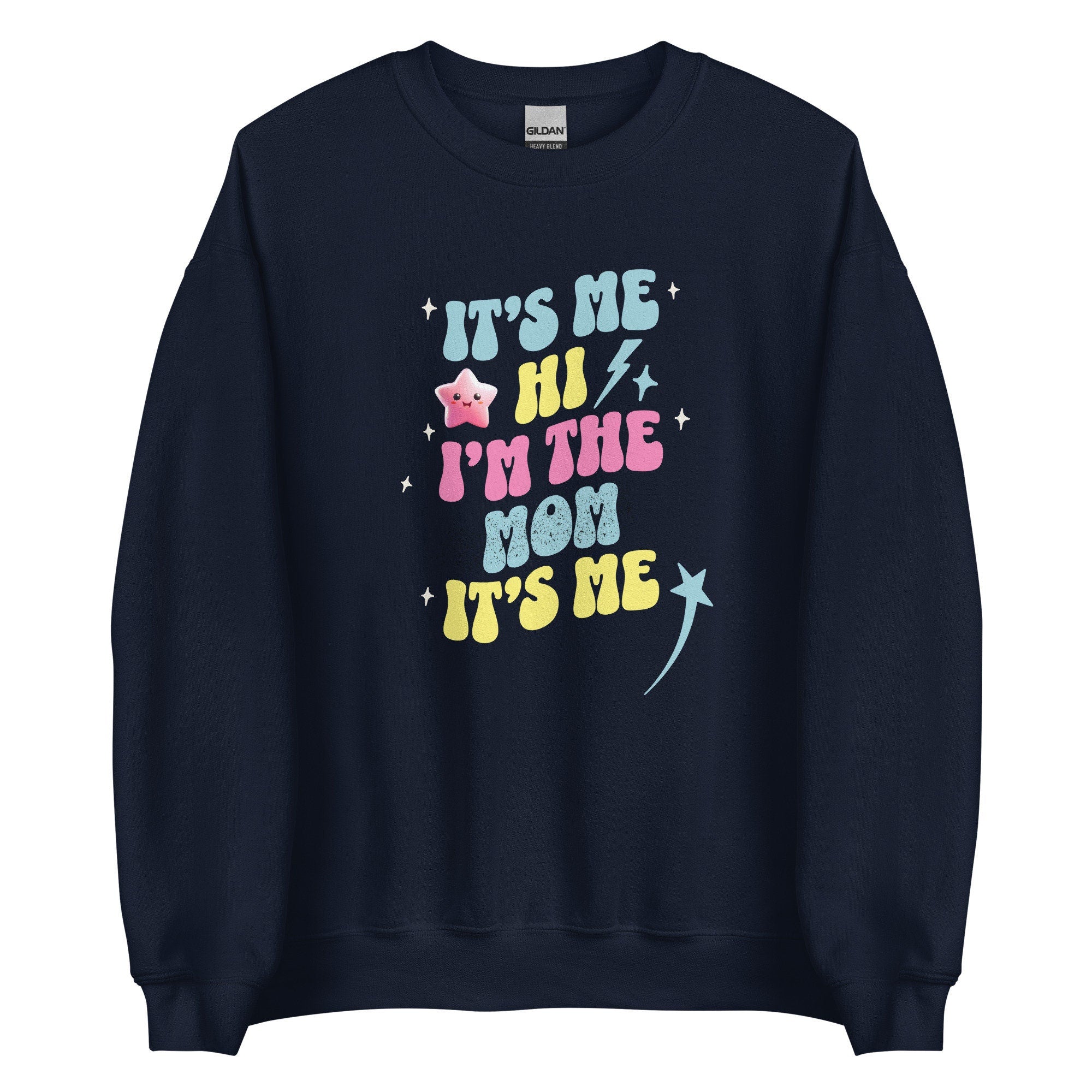 It's Me Mom Sweatshirt, Retro Mom sweater mom hoodie New Mother Gift